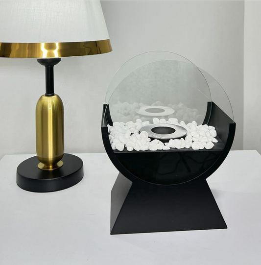 "Luxury Real Fire Decor – Alcohol Fireplace for Home & Villa"